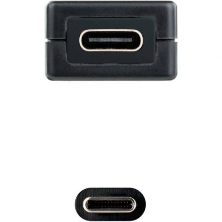 Cable Alargador USB Tipo-C 3.2 con Amplificador Nanocable 10.01.1311/ USB Tipo-C Macho - USB Tipo-C Hembra/ 5m/ Negro