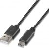 Cable USB 2.0 Tipo-C Nanocable 10.01.2100/ USB Tipo-C Macho - USB Macho/ 50cm/ Negro