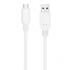Cable USB 2.0 Nanocable 10.01.2101-L150-W/ USB Tipo-C Macho - USB Macho/ 1.5m/ Blanco