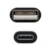 Cable USB 2.0 Nanocable 10.01.2103/ USB Macho - USB Tipo-C Macho/ 3m/ Negro