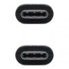 Cable USB 2.0 Tipo-C Nanocable 10.01.2302/ USB Tipo-C Macho - USB Tipo-C Macho/ 2m/ Negro