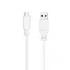 Cable USB 3.1 Tipo-C Nanocable 10.01.4001-W/ USB Tipo-C Macho - USB Macho/ 1m/ Blanco