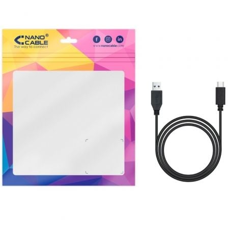 Cable USB 3.1 Tipo-C Nanocable 10.01.4002/ USB Tipo-C Macho - USB Macho/ 2m/ Negro