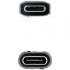 Cable Alargador USB Tipo-C 3.2 Nanocable 10.01.4501-COMB/ USB Tipo-C Macho - USB Tipo-C Hembra/ 1m/ Negro