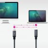 Cable Alargador USB Tipo-C 3.2 Nanocable 10.01.4501-COMB/ USB Tipo-C Macho - USB Tipo-C Hembra/ 1m/ Negro