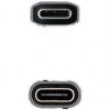 Cable Alargador USB Tipo-C 3.2 Nanocable 10.01.4501-L150-COMB/ USB Tipo-C Macho - USB Tipo-C Hembra/ 1.5m/ Negro