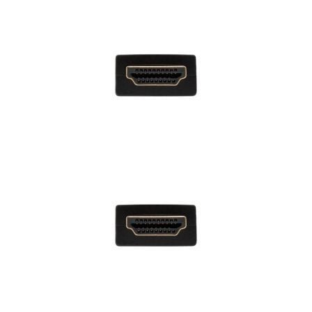 Cable HDMI 1.4 Nanocable 10.15.1705/ HDMI Macho - HDMI Macho/ 5m/ Negro