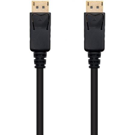 Cable DisplayPort 1.2 4K Nanocable 10.15.2303/ DisplayPort Macho - DisplayPort Macho/ 3m/ Negro