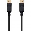 Cable Displayport 1.2 4K Nanocable 10.15.2305/ Displayport Macho - Displayport Macho/ 5m/ Negro
