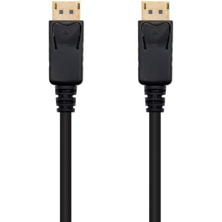 Cable Displayport 1.2 4K Nanocable 10.15.2305/ Displayport Macho - Displayport Macho/ 5m/ Negro
