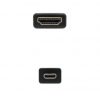 Cable Micro HDMI Nanocable 10.15.3502/ HDMI Macho - Micro HDMI Macho/ 1.8m/ Negro