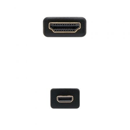 Cable Micro HDMI Nanocable 10.15.3502/ HDMI Macho - Micro HDMI Macho/ 1.8m/ Negro