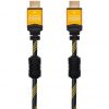 Cable HDMI 2.0 4K Nanocable 10.15.1602/ HDMI Macho - HDMI Macho/ 1.5m/ Negro/ Naranja