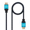 Cable HDMI 2.0 4K Nanocable 10.15.3703/ HDMI Macho - HDMI Macho/ 3m/ Negro
