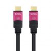 Cable HDMI 2.0 4K Nanocable 10.15.3725/ HDMI Macho - HDMI Macho/ 25m/ Negro