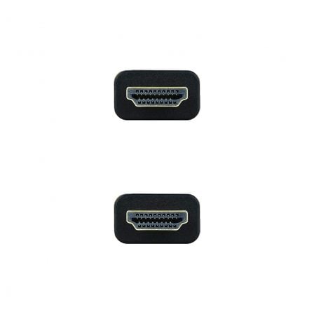 Cable HDMI 2.0 4K Nanocable 10.15.3725/ HDMI Macho - HDMI Macho/ 25m/ Negro