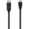 Cable DisplayPort Nanocable 10.15.4305/ DisplayPort Macho - HDMI Macho/ 5m/ Negro