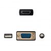 Cable Conversor Nanocable 10.15.4350/ HDMI Macho - VGA Macho - Jack 3.5 Macho - USB Macho/ 1.8m/ Negro