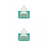 Cable de Red RJ45 UTP Nanocable 10.20.0400-GR/ Cat.6/ 50cm/ Verde