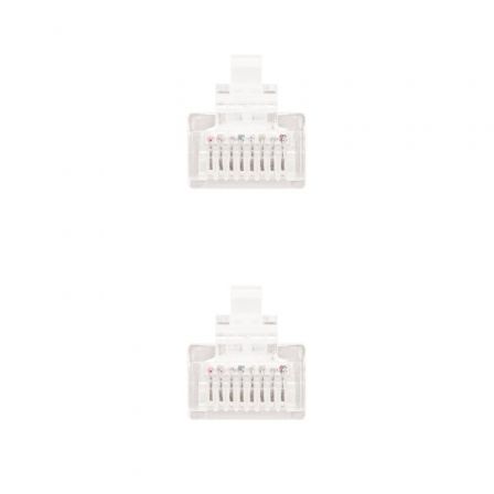 Cable de Red RJ45 UTP Nanocable 10.20.0400-L25-W Cat.6/ 25cm/ Blanco