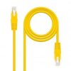 Cable de Red RJ45 UTP Nanocable 10.20.0400-L25-Y Cat.6/ 25cm/ Amarillo