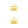 Cable de Red RJ45 UTP Nanocable 10.20.0400-L25-Y Cat.6/ 25cm/ Amarillo