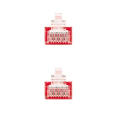 Cable de Red RJ45 UTP Nanocable 10.20.0403-R Cat.6/ 3m/ Rojo