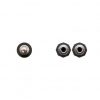 Cable Estéreo Nanocable 10.24.1200/ Jack 3.5 Macho - 2x Jack 3.5 Hembra/ 15cm/ Negro