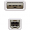 Cable Alargador USB 2.0 Nanocable 10.01.0204/ USB Macho - USB Hembra/ 3m/ Beige