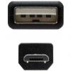 Cable USB 2.0 Nanocable 10.01.0503/ USB Macho - MicroUSB Macho/ 3m/ Negro