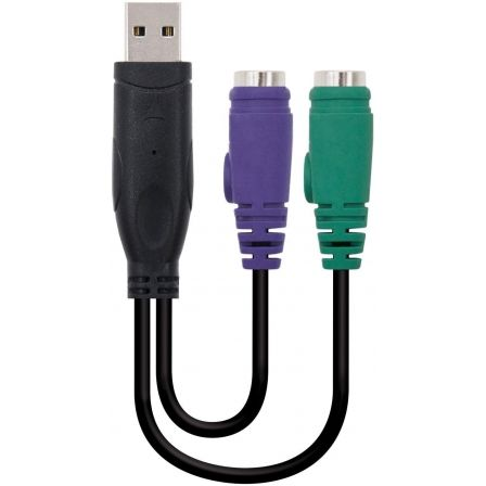 Conversor Nanocable 10.03.0101/ PS Hembra - USB Macho
