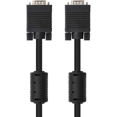 Cable SVGA Nanocable 10.15.0101/ VGA Macho - VGA Macho/ 1m/ Negro