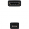 Cable Micro HDMI Nanocable 10.15.3501/ HDMI Macho - Micro HDMI Macho/ 0.8m/ Negro
