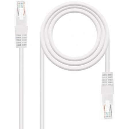 Cable de Red RJ45 UTP Nanocable 10.20.0103 Cat.5e/ 3m/ Gris