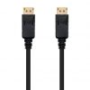 Cable DisplayPort 1.2 4K Nanocable 10.15.2301-L150/ DisplayPort Macho - DisplayPort Macho/ 1.5m/ Negro