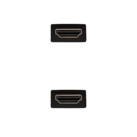 Cable HDMI 1.4 Nanocable 10.15.1700/ HDMI Macho - HDMI Macho/ 1m/ Negro