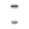 Cable USB 2.0 Tipo-C Lightning Nanocable 10.10.0600/ USB Tipo-C Macho - Lightning Macho/ 50cm/ Blanco