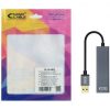 Hub USB 3.0 Nanocable 10.16.4402/ 4xUSB/ Gris