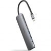 Docking Tipo-C Nanocable 10.16.4608/ 2xUSB/ 3xUSB Tipo-C/ 1xHDMI 4K/ 1xJack 3.5/ 1xUSB Tipo-C PD/ Gris