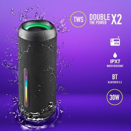 Altavoz con Bluetooth NGS Roller Furia 2/ 30W/ 2.0