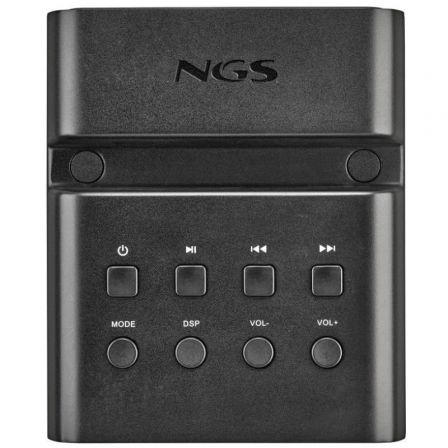 Torre de Sonido con Bluetooth NGS SKY CHARM PRO/ 50W/ 2.0/ Negra