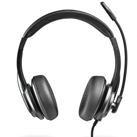 Auriculares NGS VOX605 USB-C/ con Micrófono/ USB Tipo-C/ Negros