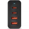 Cargador de Pared GaN NGS Bud 100W/ 2xUSB Tipo-C/ 2xUSB/ 100W