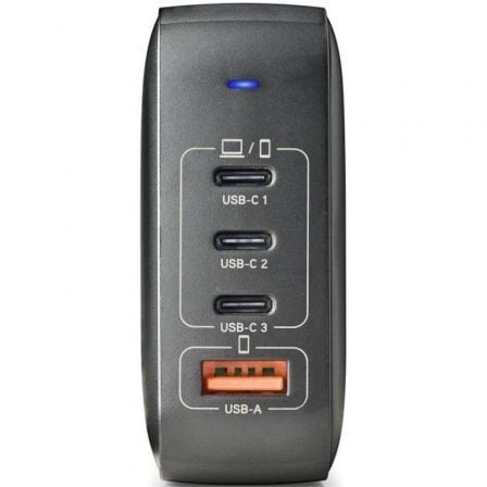 Cargador de Portátil GaN NGS BUD 165W/ 165W/ Automático/ Voltaje 5-21V