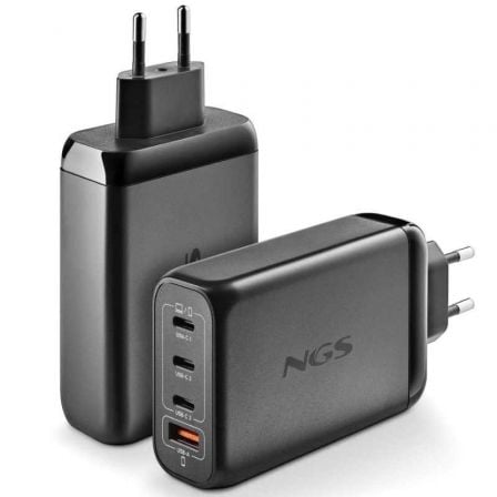 Cargador de Portátil GaN NGS BUD 240W/ 240W/ Automático/ Voltaje 5-21V