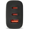 Cargador de Pared GaN NGS Bud 65W/ 2xUSB Tipo-C/ 1xUSB/ 65W
