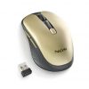 Ratón Inalámbrico NGS Evo Rust/ Batería recargable/ Hasta 1600 DPI/ Dorado