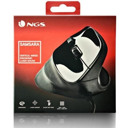 Ratón Vertical NGS Samsara/ Hasta 3200 DPI