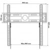 Soporte de Pared Nox Lite Wall Stand para Monitores y TV de 23-55"/ hasta 35kg