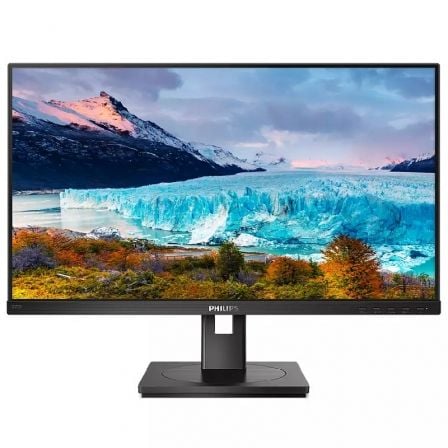 Monitor Profesional Philips S-Line 242S1AE 23.8"/ Full HD/ Multimedia/ Regulable en altura/ Negro